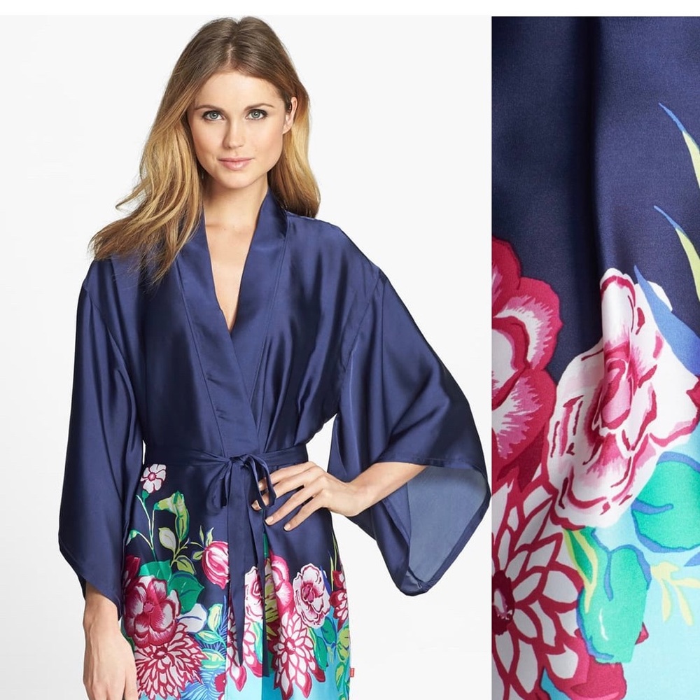 Josie Rimma Silky Kimono Robe Nordstroms